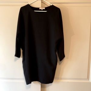 IRO Black Crepe Alyx Mini Dress